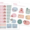 29 Pegatinas para Objetos Little Red