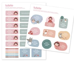 29 Pegatinas para Objetos Little Red