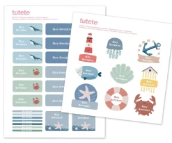 29 Pegatinas para Objetos Ocean