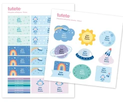 30 Pegatinas para Objetos Robot