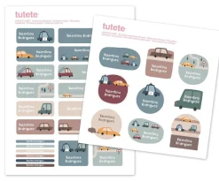 29 Pegatinas para Objetos Vintage Cars