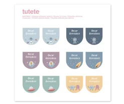 12 Pegatinas Zapatos The Martians