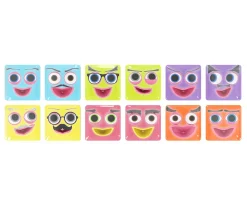 12 Piezas Emoti Meli Happy