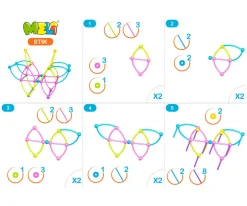 150 Piezas Stik Pastel