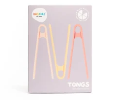 3 Pinzas Silicona Coral