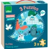3 Puzzles Animales del mundo
