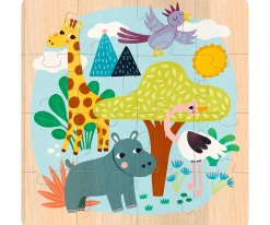 3 Puzzles Animales del mundo
