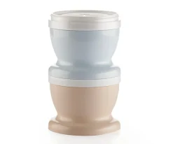 2 Recipientes de Comida + Cuchara Azul