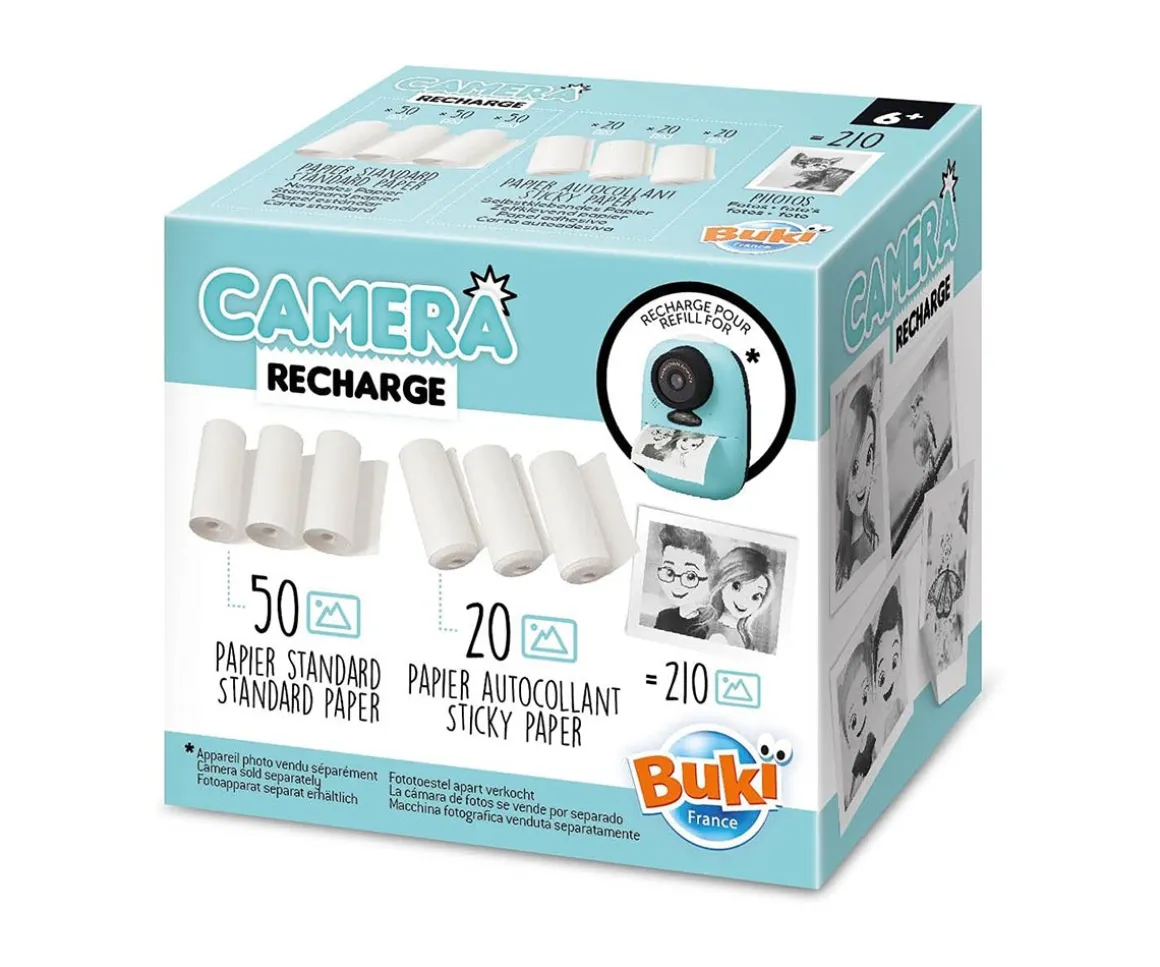 6 Rollos de Papel Recarga Cámara Instantánea