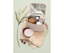 2 SnackBox Acero Inoxidable Flores