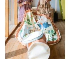 Alfombra de Juegos + Cesta de Almacenaje Soo Zoo