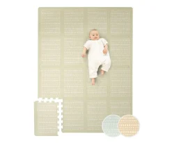 Alfombra de Juegos Puzle XL Beige