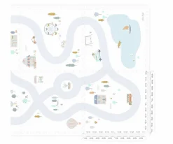 Alfombra de Juegos Tiloo Puzzle Village