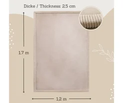 Alfombra Infantil Nube Beige