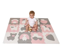 Alfombra Puzle Granja 120 x 90 cm