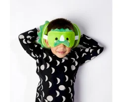 Almohada de Viaje con Antifaz Relaxeazzz Dinosaurio