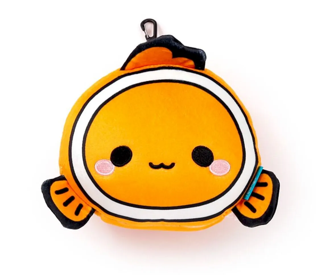 Almohada de Viaje con Antifaz Relaxeazzz Adoramals Finley el Pez Payaso