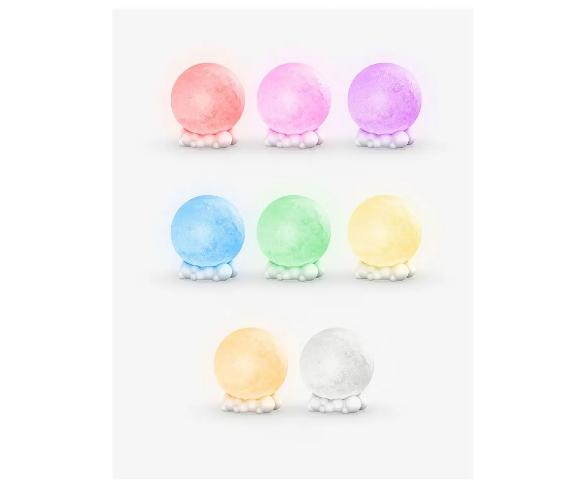 Altavoz con Iluminación Luna Multicolor