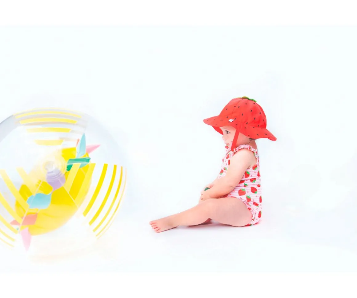 Bañador + Gorrito Fresa