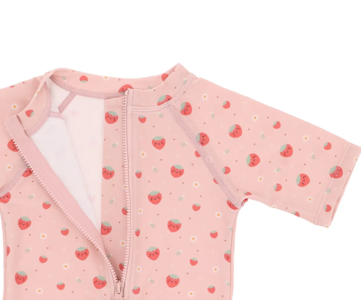 Bañador con Cremallera Strawberries