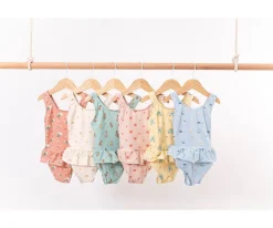 Bañador Cruzado con Volantes Strawberries