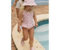 Bañador Cruzado con Volantes Strawberries