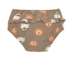 Bañador Pañal con Volante Wild Cats Choco