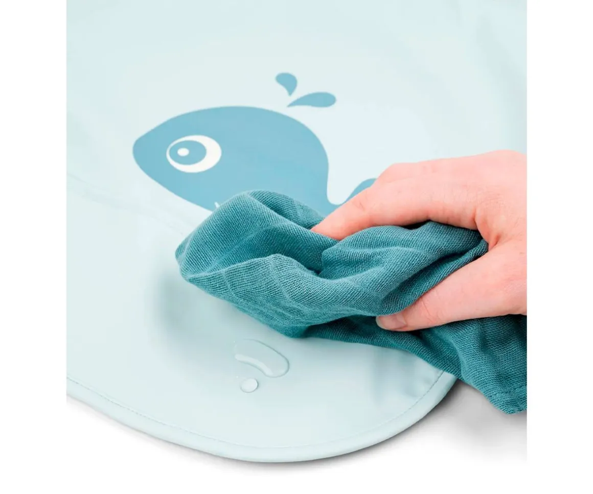 Babero con Mangas Blue Wally 6-18m Personalizable