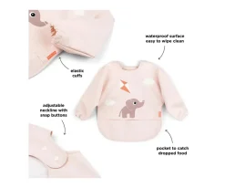 Babero con Mangas Playground Powder Personalizable