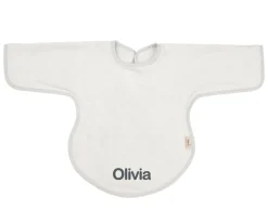 Babero con Mangas Silver Grey Personalizable