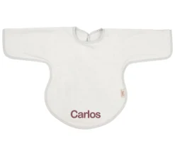 Babero con Mangas Silver Grey Personalizable