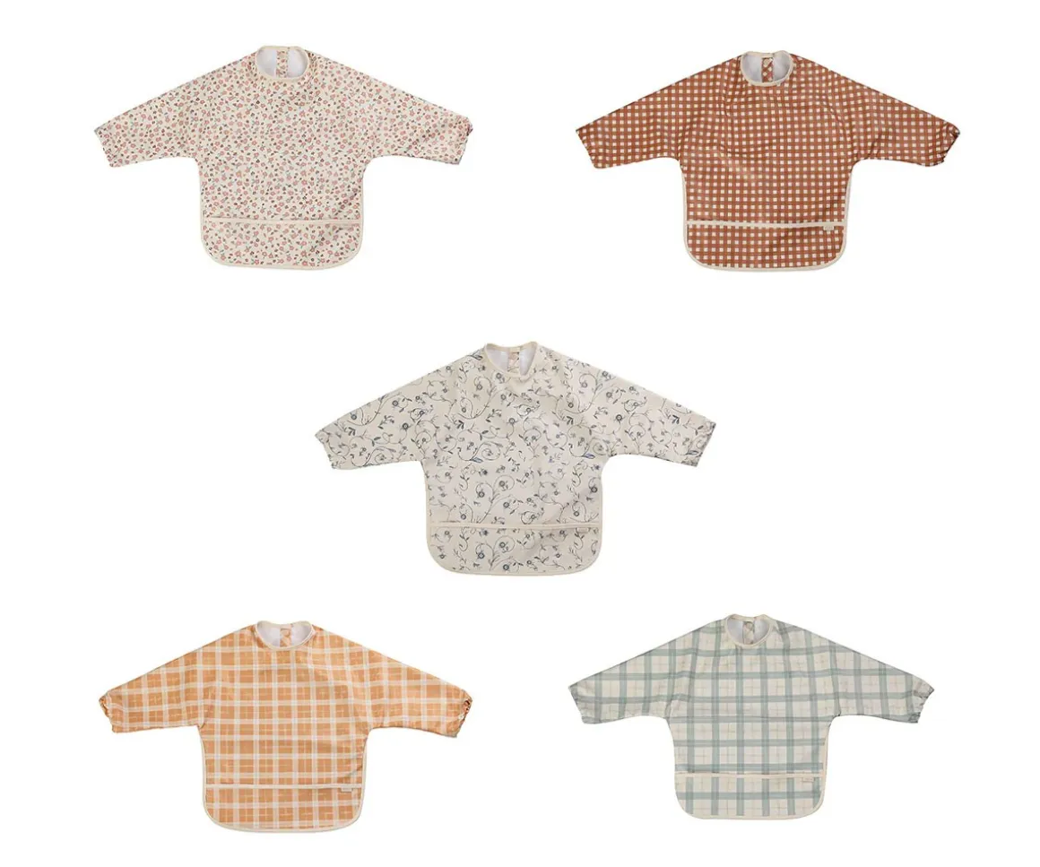 Babero con Mangas Smock Buckwheat Plaid