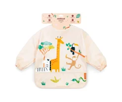 Babero con Mangas Soft Biby Jungle