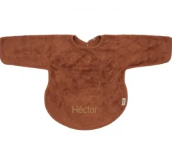 Babero con Mangas Timboo Hazel Brown Personalizable