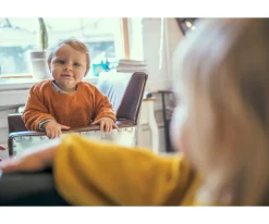 Babero con Mangas Timboo Hazel Brown Personalizable