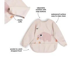 Babero con Mangas Tiny Farm Powder 6-18m Personalizable