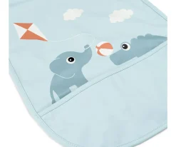 Babero con Velcro Playground Blue