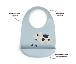 Babero de Silicona Dotti