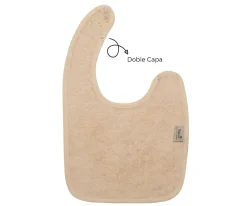 Babero Doble Timboo Frosted Almond Personalizable