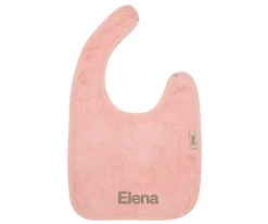 Babero Doble Timboo Misty Rose Personalizable