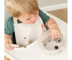 Babero Pull-Over Tiny Farm Sand