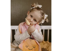 Babero Rizo Mandy Mandarina Personalizable