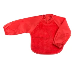 Babero Silly Billyz con Mangas Rojo +6M