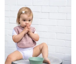 Babero Timboo Apricot Blush Personalizable