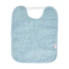 Babero Toalla Plastificado con Goma Azul claro