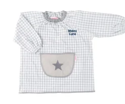 Babi con Bolsillo Central Estrella Gris Personalizable