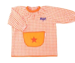 Babi con Bolsillo Central Estrella Naranja Personalizable