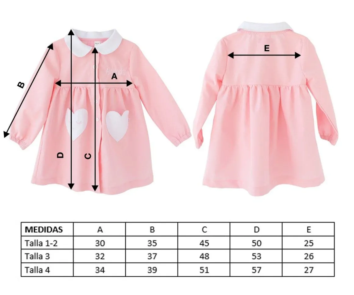 Babi Corazón Rosa por VivirConGusto Personalizable