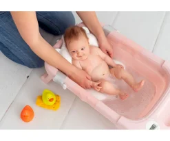 Bañera Plegable con Hamaca Pink
