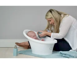 Bañera Shnuggle Blanca Respaldo Gris